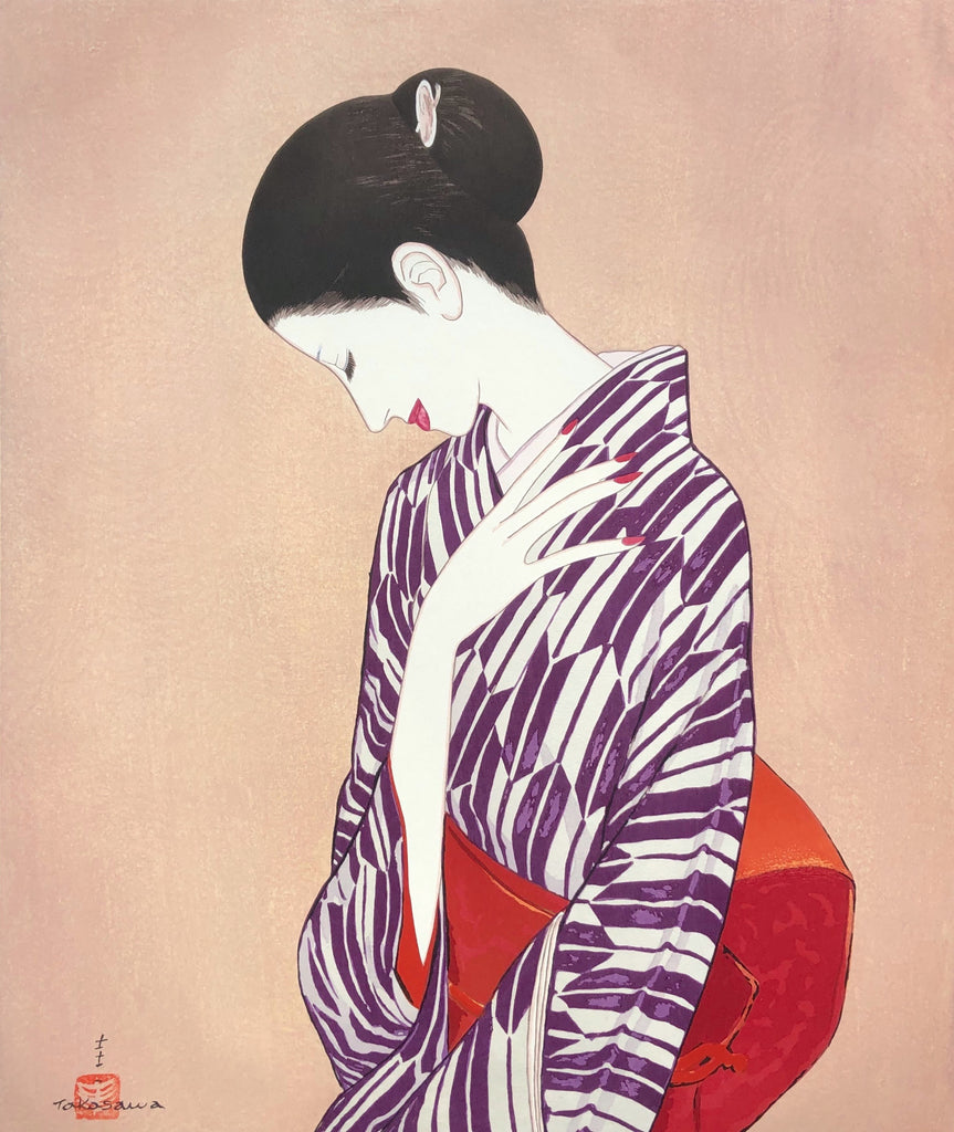- Yagasuri  (Modern beauty in Yagasuri Kimono)