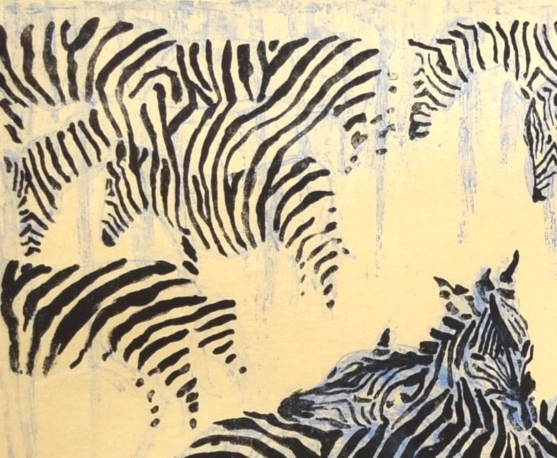 Zebra, Mure kara hanarete (Away From the Herd),  1965 - SAKURA FINE ART