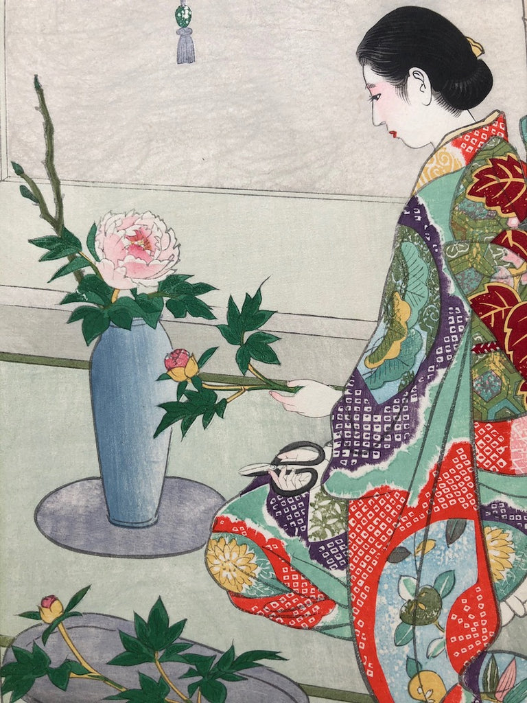 Ikebana  (Flower Arrangement) - SAKURA FINE ART