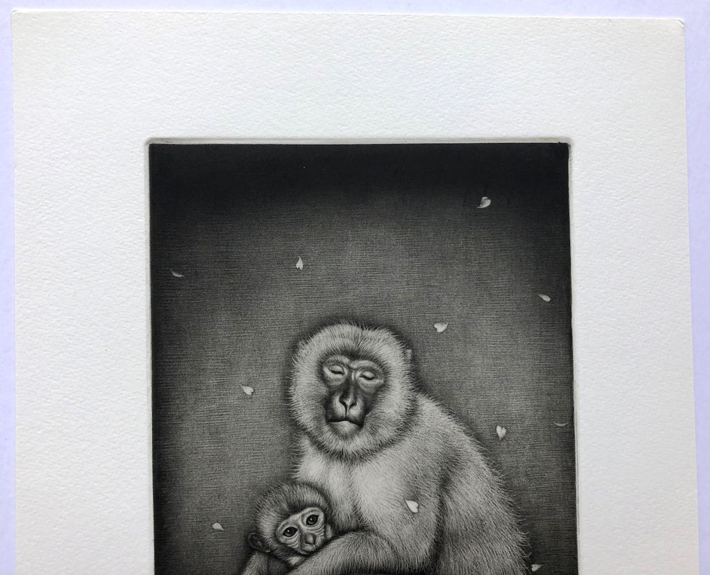 Boshi-zaru (Mother and Child Monkey)