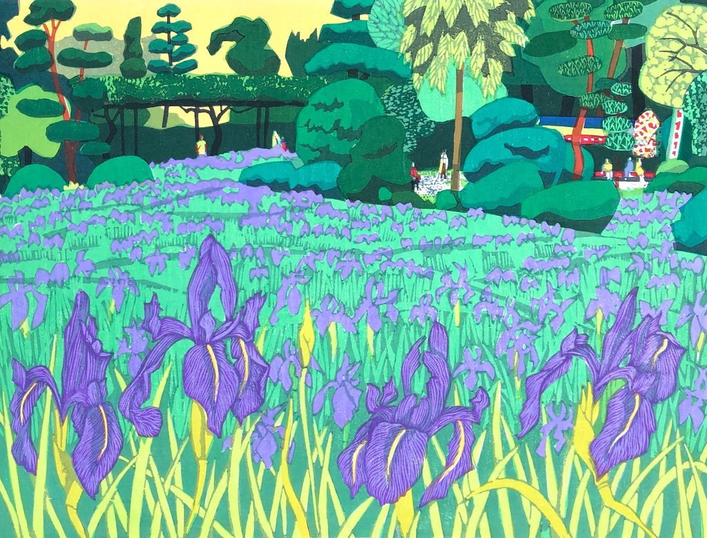 - Chiryu no Kakitsubata (Iris Garden in Chiryu) -