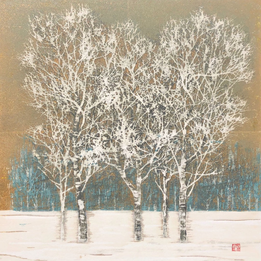 - Fuyu kodate (Clump of Trees in Winter), '76 -