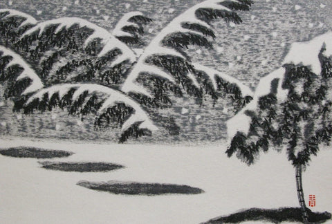Snow Scene - SAKURA FINE ART