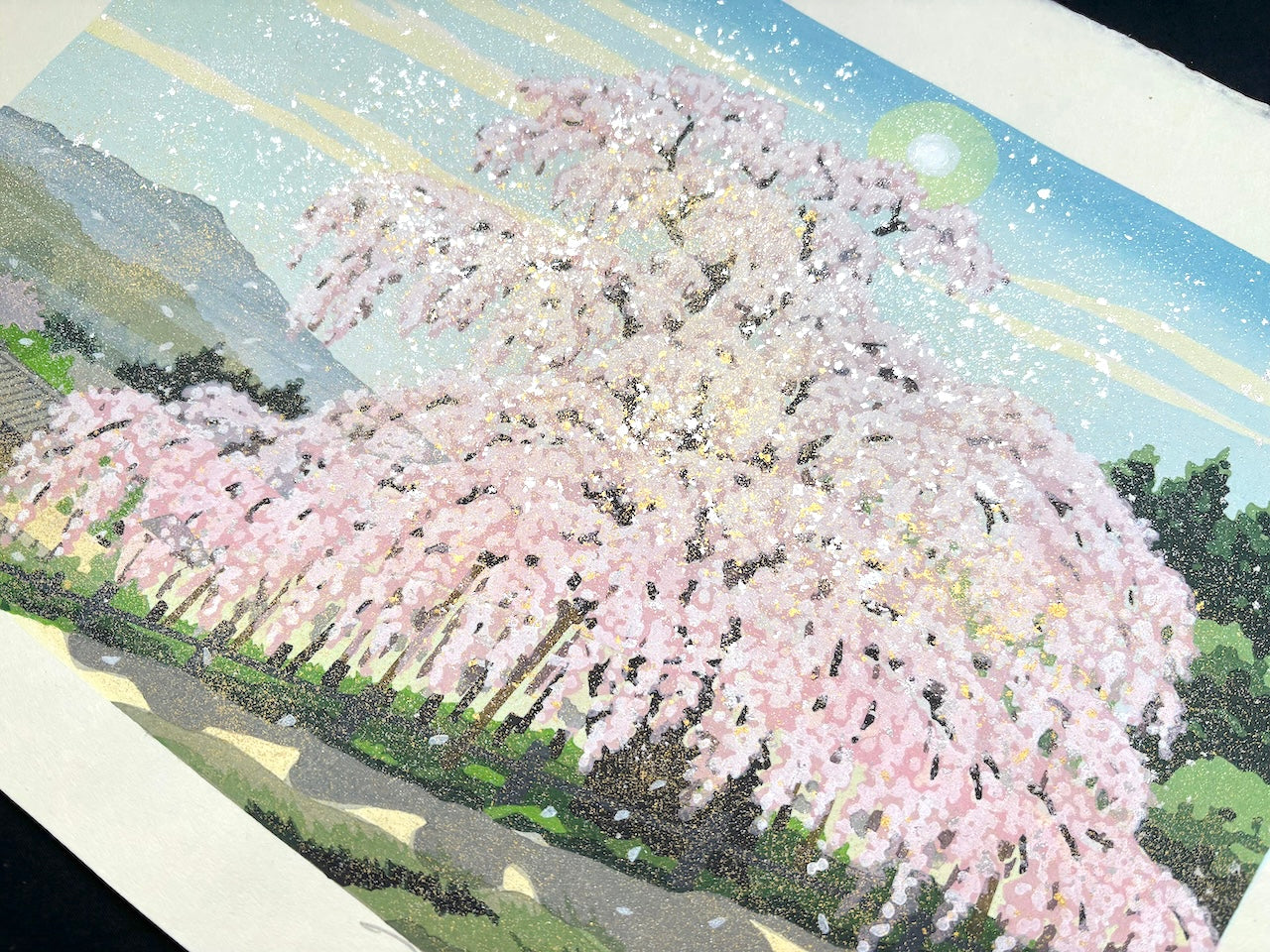 - Haru-ranman no Takizakura (Waterfall Cherry Tree in Spring) -