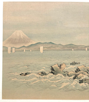 - Fuji Jū-Nikei no uchi, Enoshima Iwaya (Grotto at Enoshima, From Twelve Views of Mt. Fuji) -