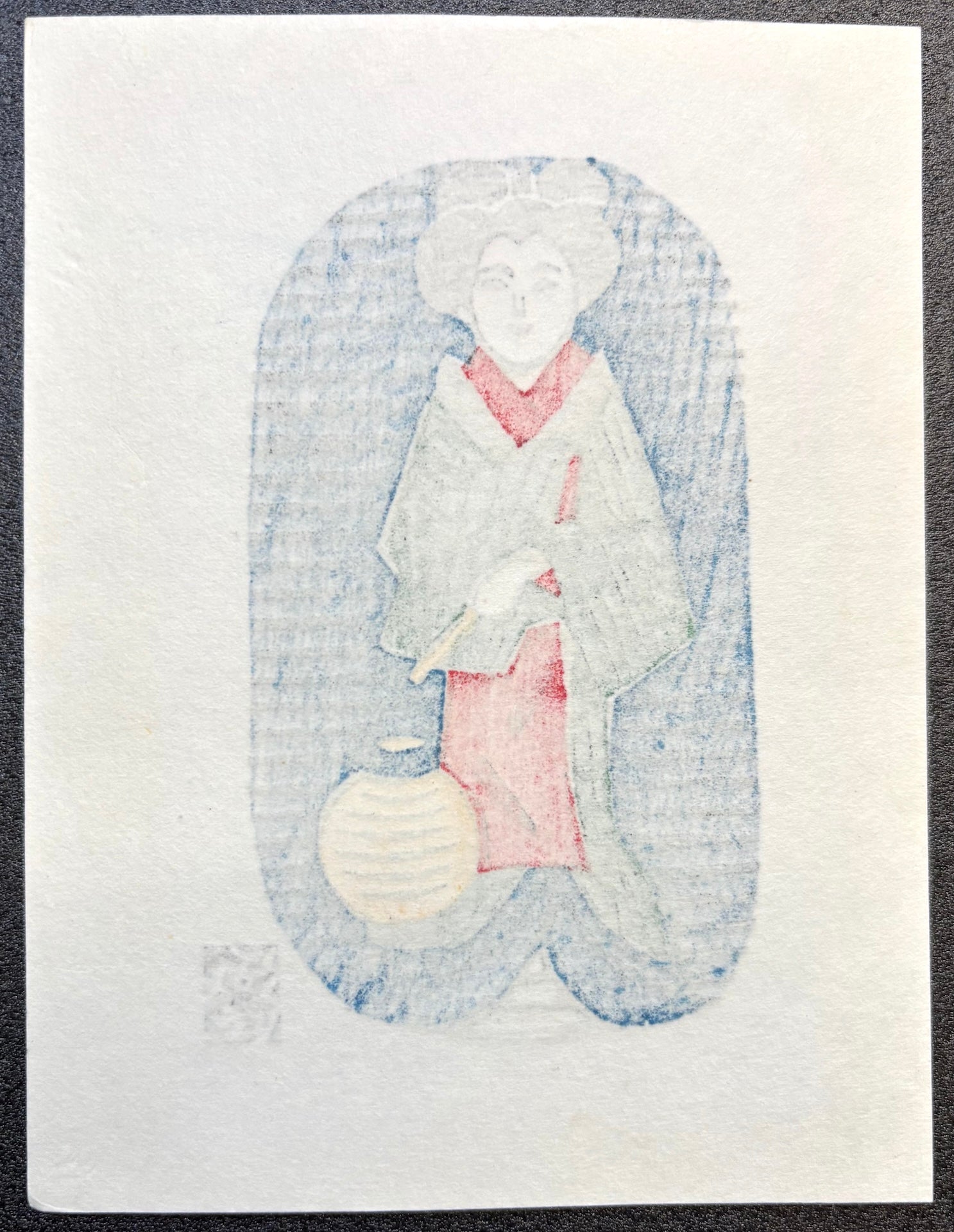 - Chochin (Woman and Paper Lantern) -