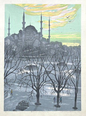 - Asayake no Blue Mosque, Istanbul  (The Blue Mosque in the Morning Glow, Istanbul)-