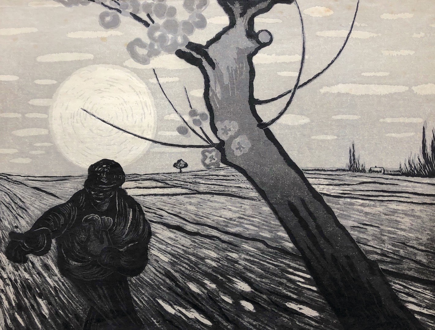 - Tane Maku Hito (The Sower - Van Gogh) , 1959 -