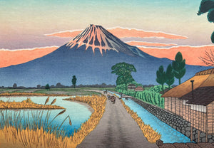 - Fujicho no Yugure, Fuji Rensaku no ni (Sunset in Fujicho, No.2  from “Works on Mt. Fuji" ) -