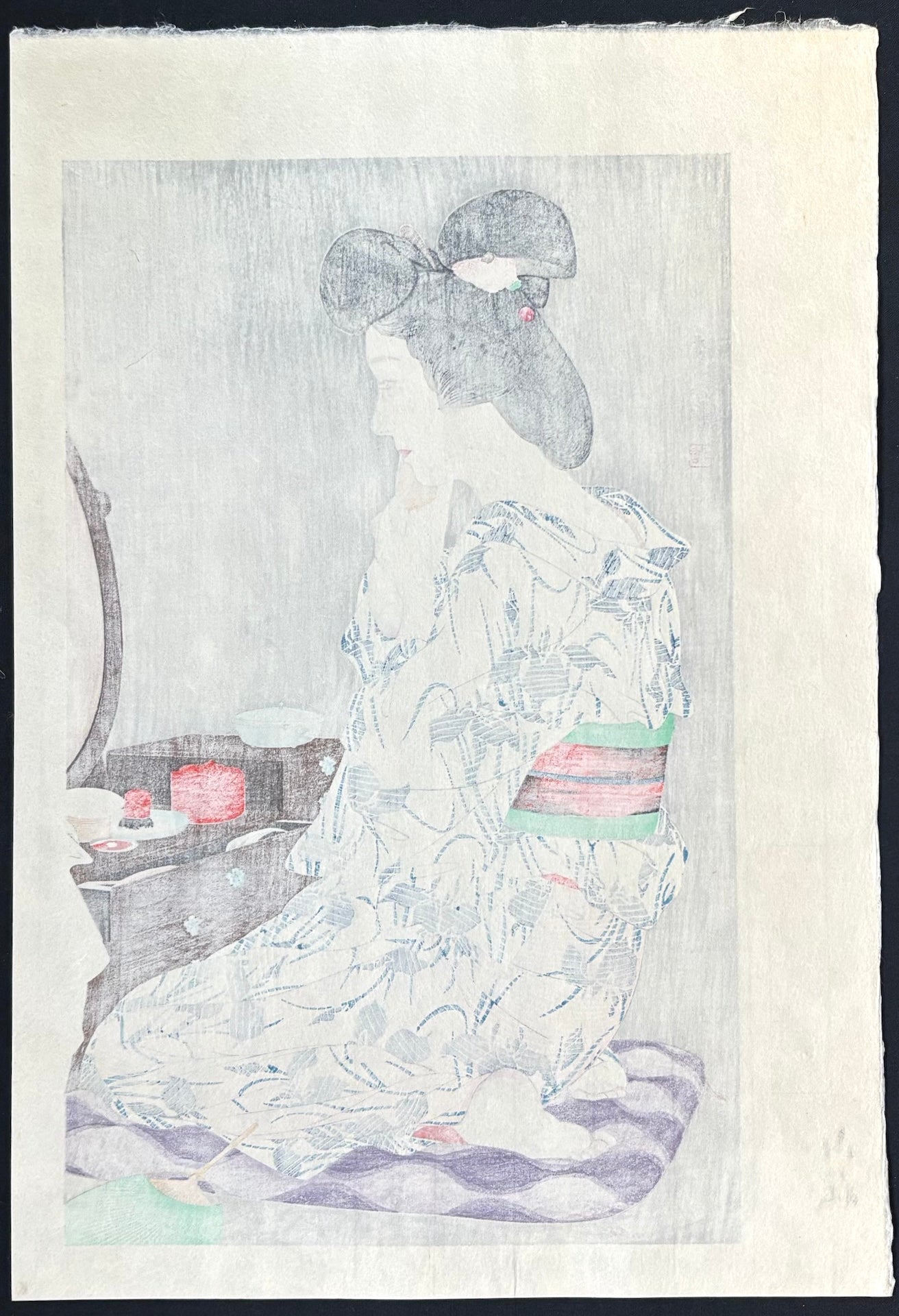 - Ayame Yukata (Iris Summer Kimono) -