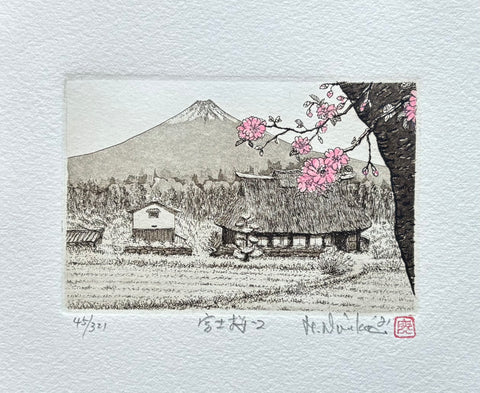 - Fuji Zakura 2  (Cherry Blossoms and Mt. Fuji 2 ) -
