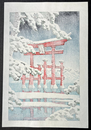 - Yuki no Miyajima (Snow at Miyajima) -