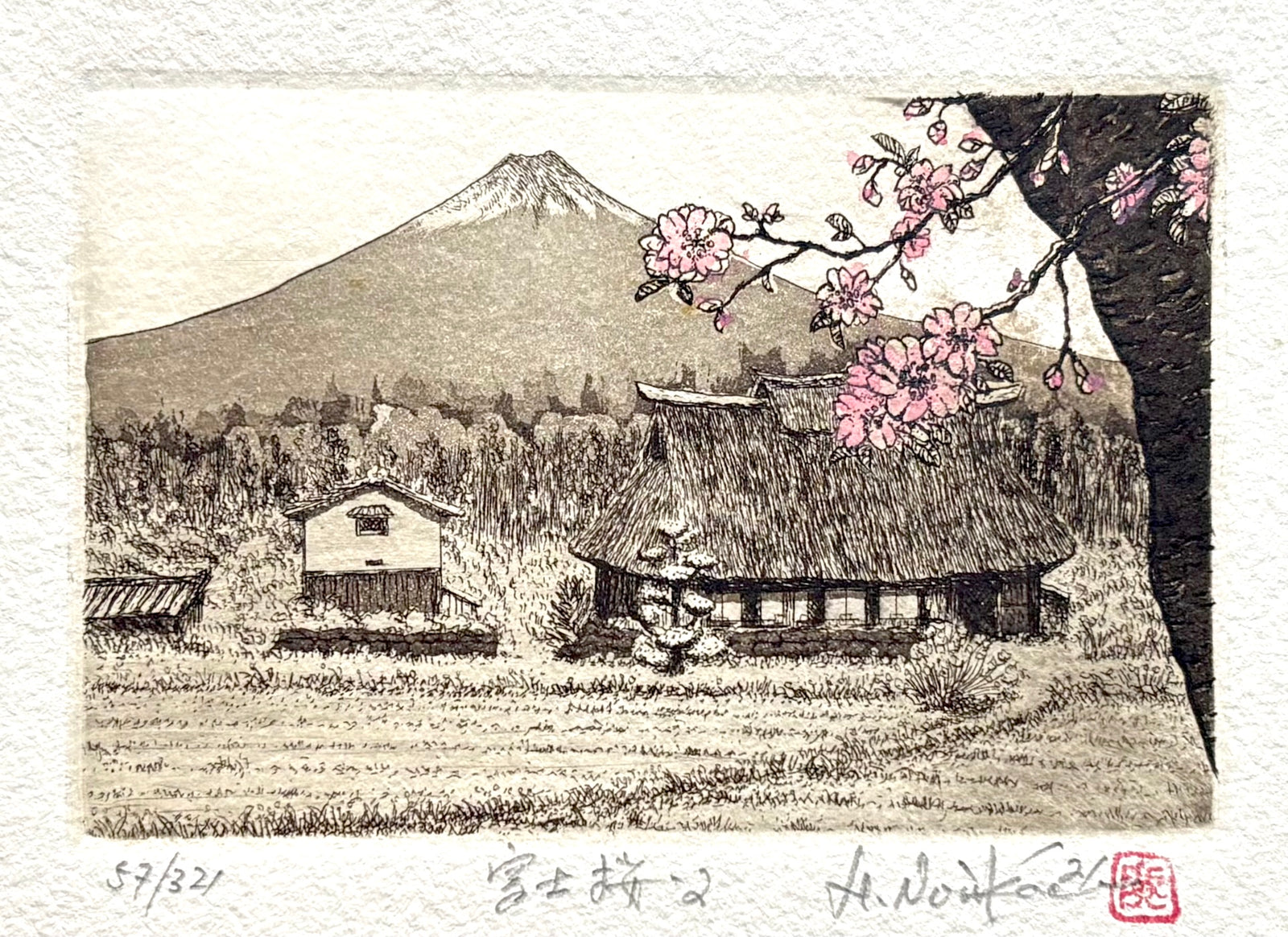 - Fuji Zakura 2  (Cherry Blossoms and Mt. Fuji 2 ) -