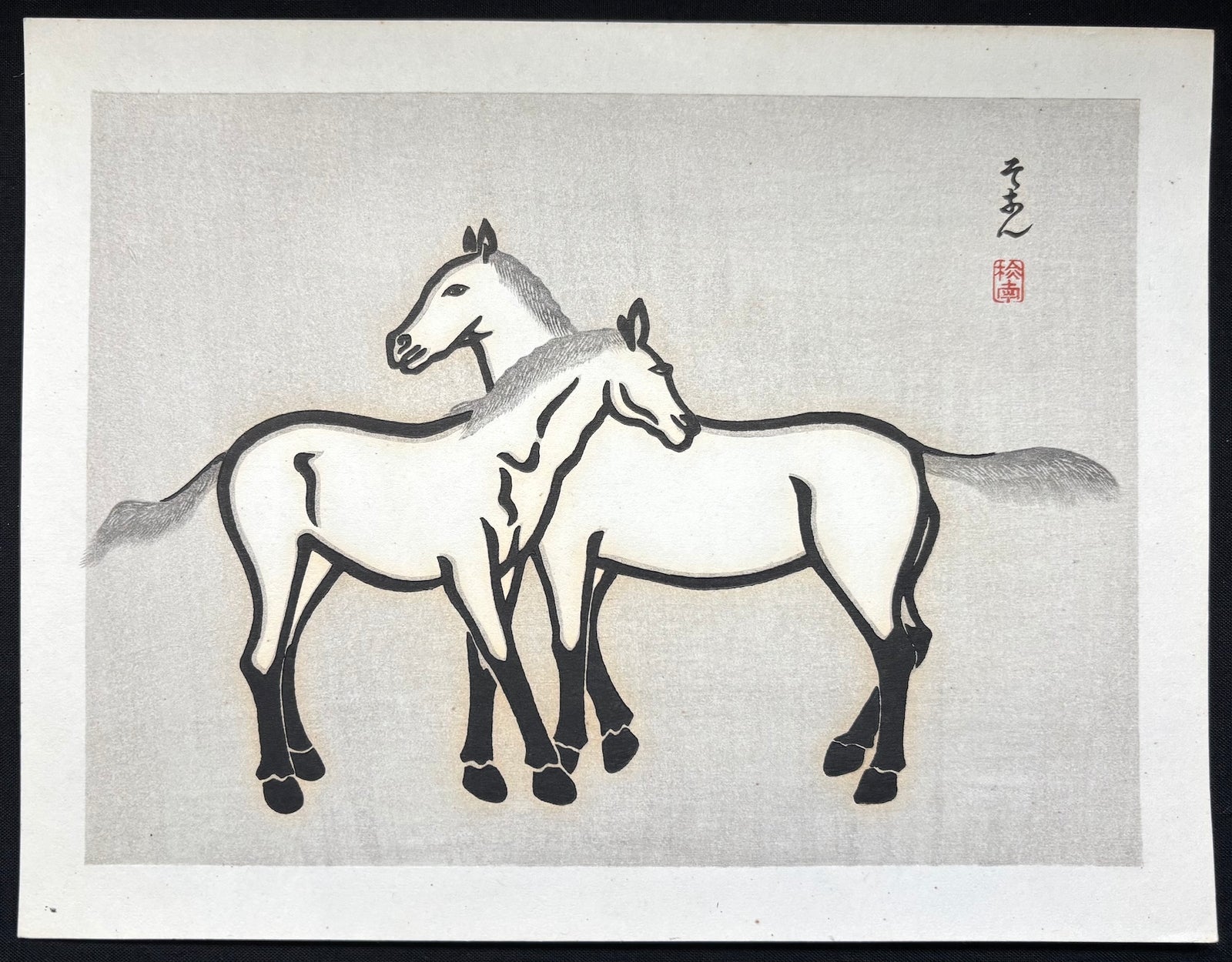 - 'Uma Rokutai"(SIX ASPECTS OF HORSES)- A Set of 6 Pictures