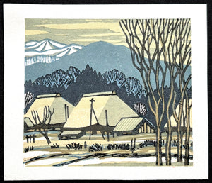 - Mountain Village in Winter -