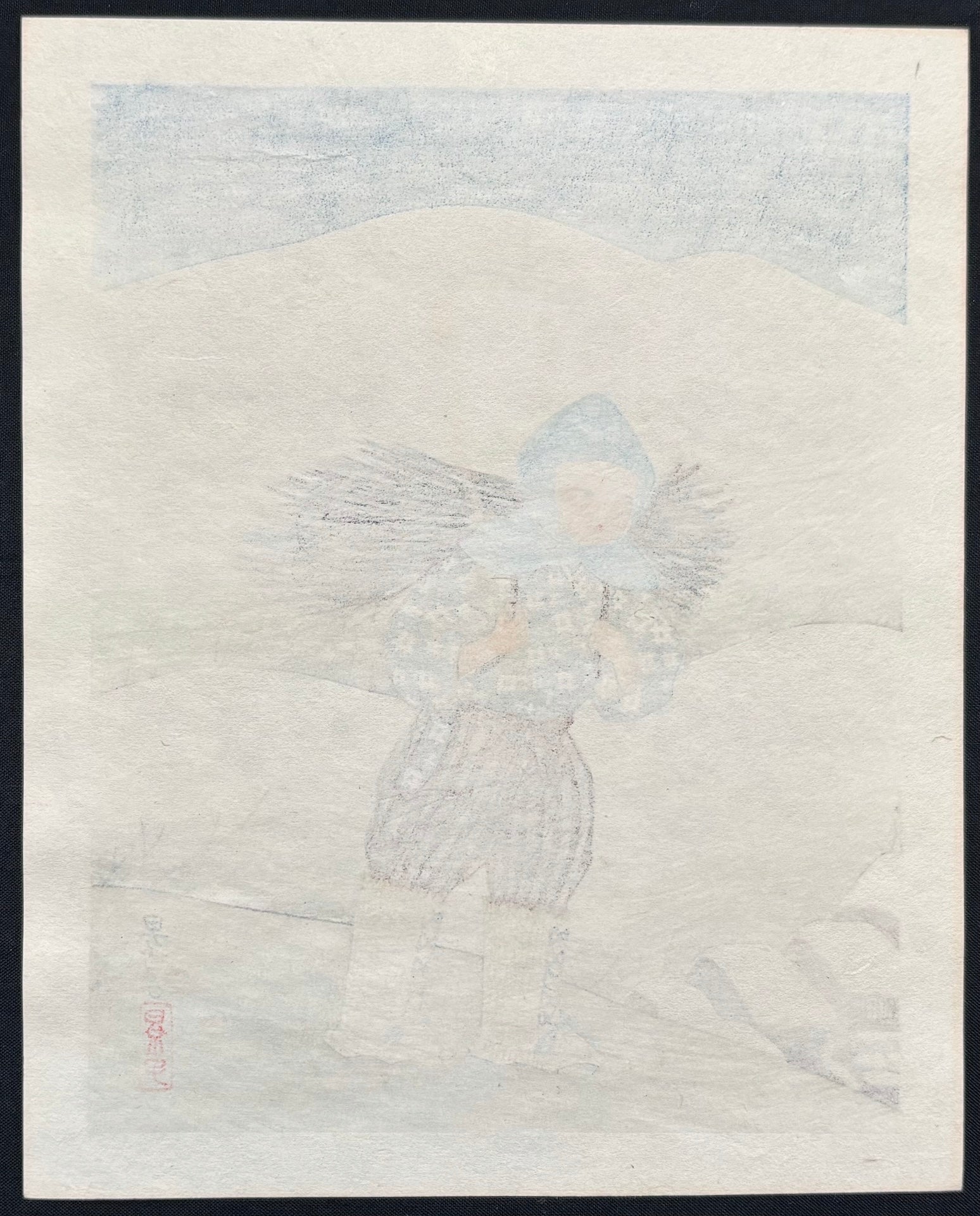 - 'Carrying Firewood' from the series 'The Life of Japanese Children' -