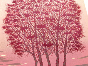 - Red Clump of Trees -