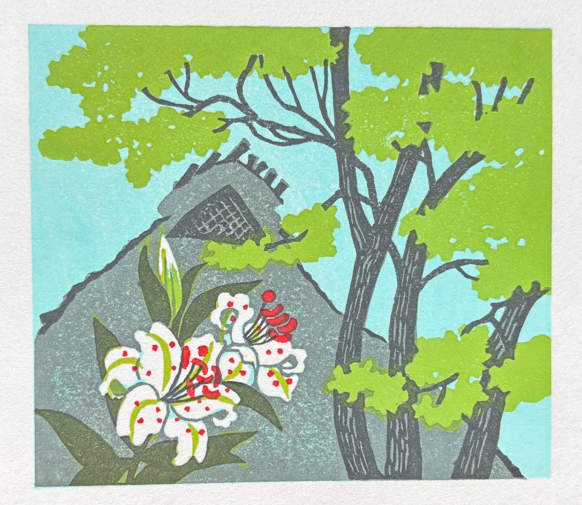 - Mountain Village in Summer -