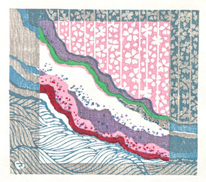 - Cherry Blossoms and Waves  -