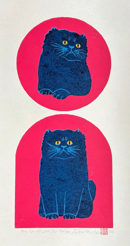 - Cat Series (220) Blue -