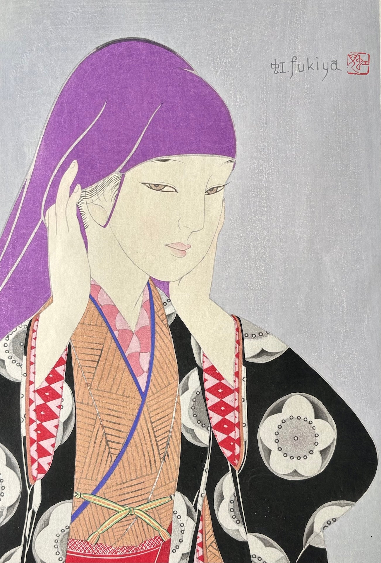 - Okoso zukin (Beauty with Purple Hood) -