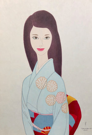 - Kiku no Shiratsuyu (Modern beauty in Kimono, Chrysantemum) -