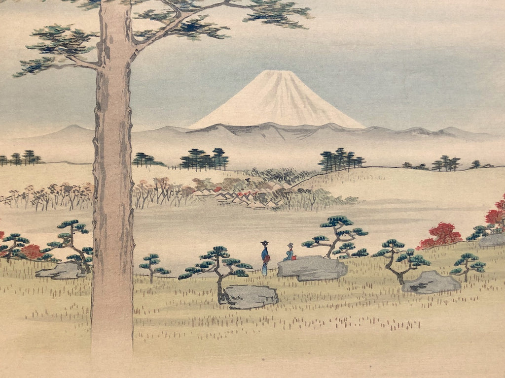 - Fuji Jū-Nikei no uchi, Meguro Chiyogasaki (Chiyo Promontory at Meguro, From Twelve Views of Mt. Fuji) -