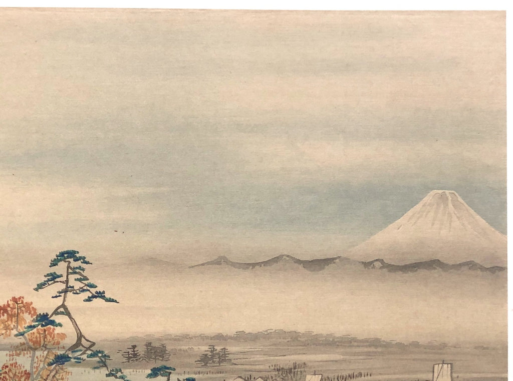 - Fuji Jū-Nikei no uchi, Shimosa Konodai  (Konodai in Shimosa Province, From Twelve Views of Mt. Fuji) -