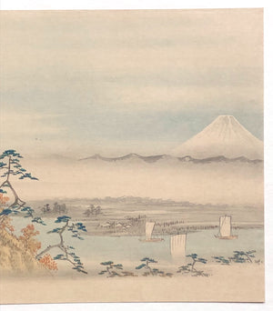 - Fuji Jū-Nikei no uchi, Shimosa Konodai  (Konodai in Shimosa Province, From Twelve Views of Mt. Fuji) -