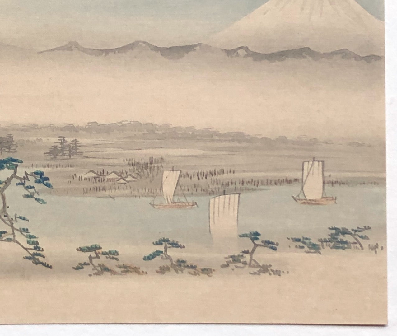 - Fuji Jū-Nikei no uchi, Shimosa Konodai  (Konodai in Shimosa Province, From Twelve Views of Mt. Fuji) -