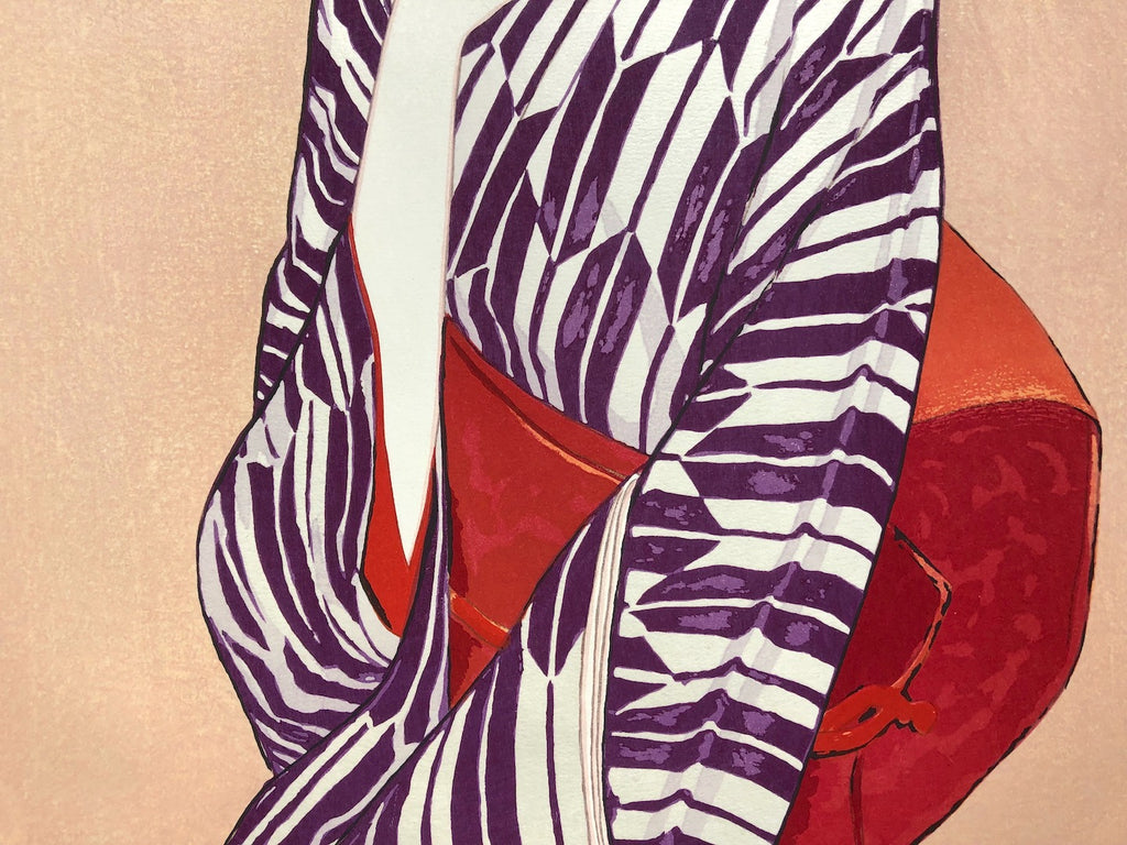 - Yagasuri  (Modern beauty in Yagasuri Kimono)