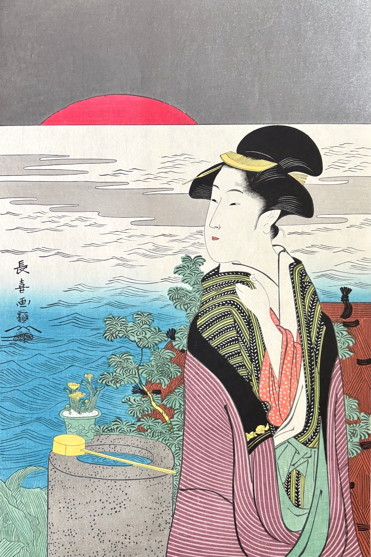  - Hatsuhinode (Sunrise at New Year) - Choki Eishosai - SAKURA FINE ART