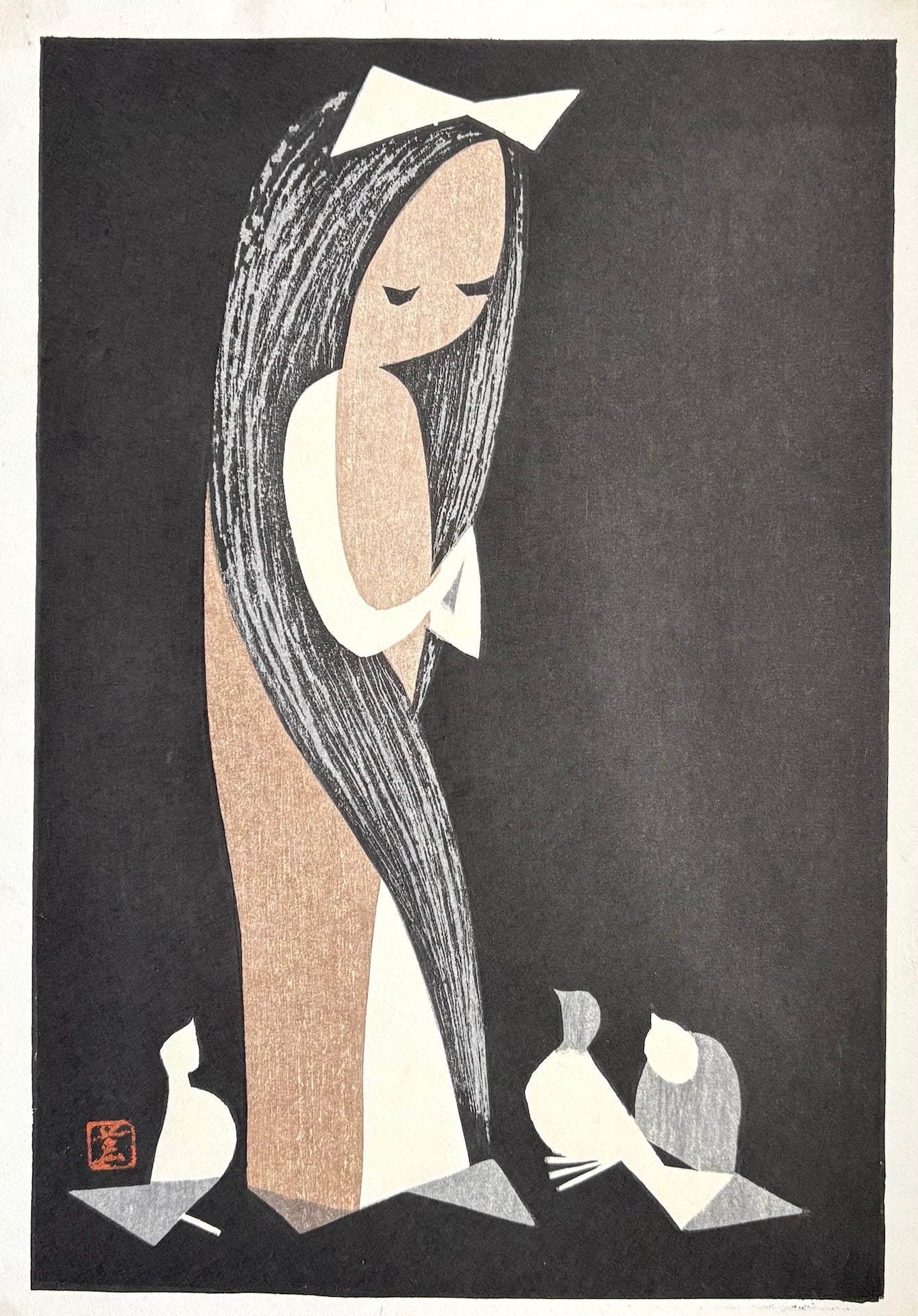 - Hato (Girl with Doves) -