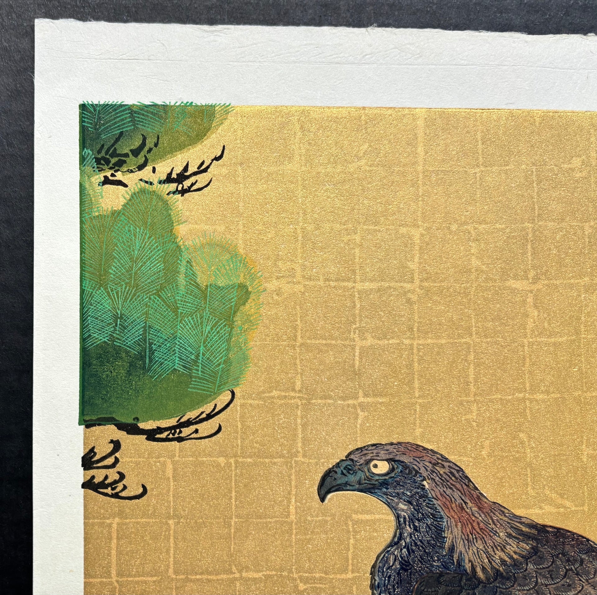 - Matsutaka-zu (Hawk and Pine Tree) -