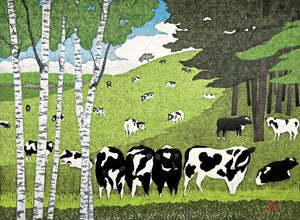 - Ryokuin (Cows in a Green Field) -