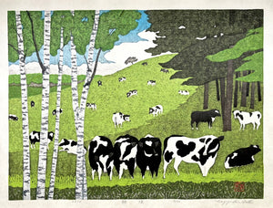 - Ryokuin (Cows in a Green Field) -