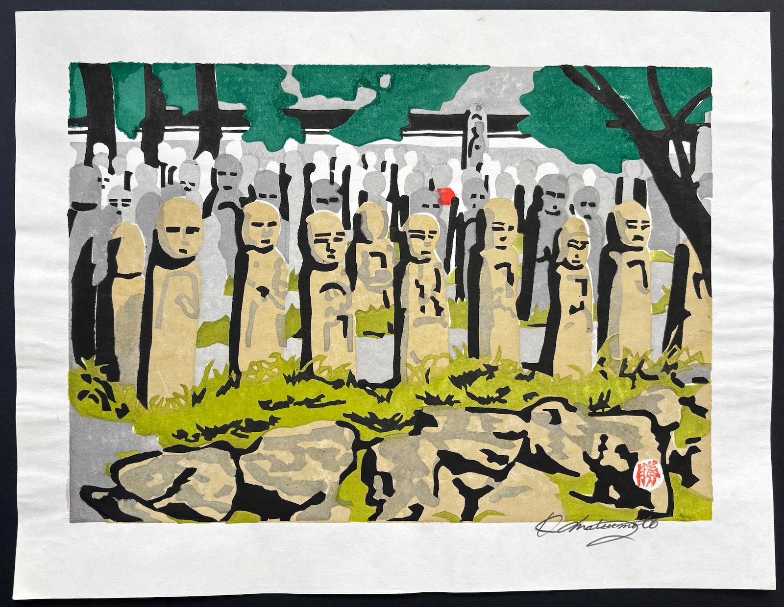 - Jizo Statues Scenery -