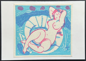 - Nude in Blue -