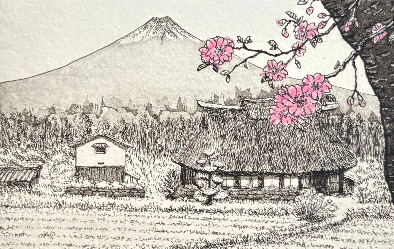 - Fuji Zakura 2  (Cherry Blossoms and Mt. Fuji 2 ) -