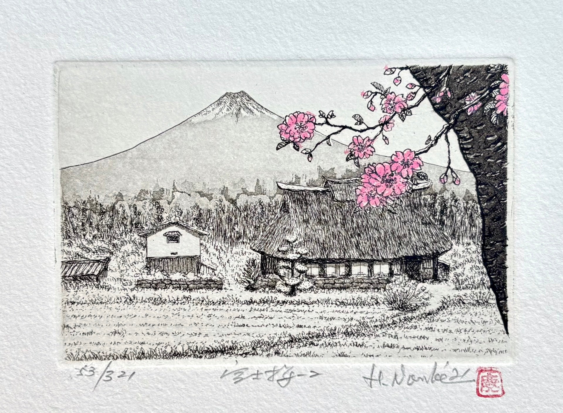 - Fuji Zakura 2  (Cherry Blossoms and Mt. Fuji 2 ) -