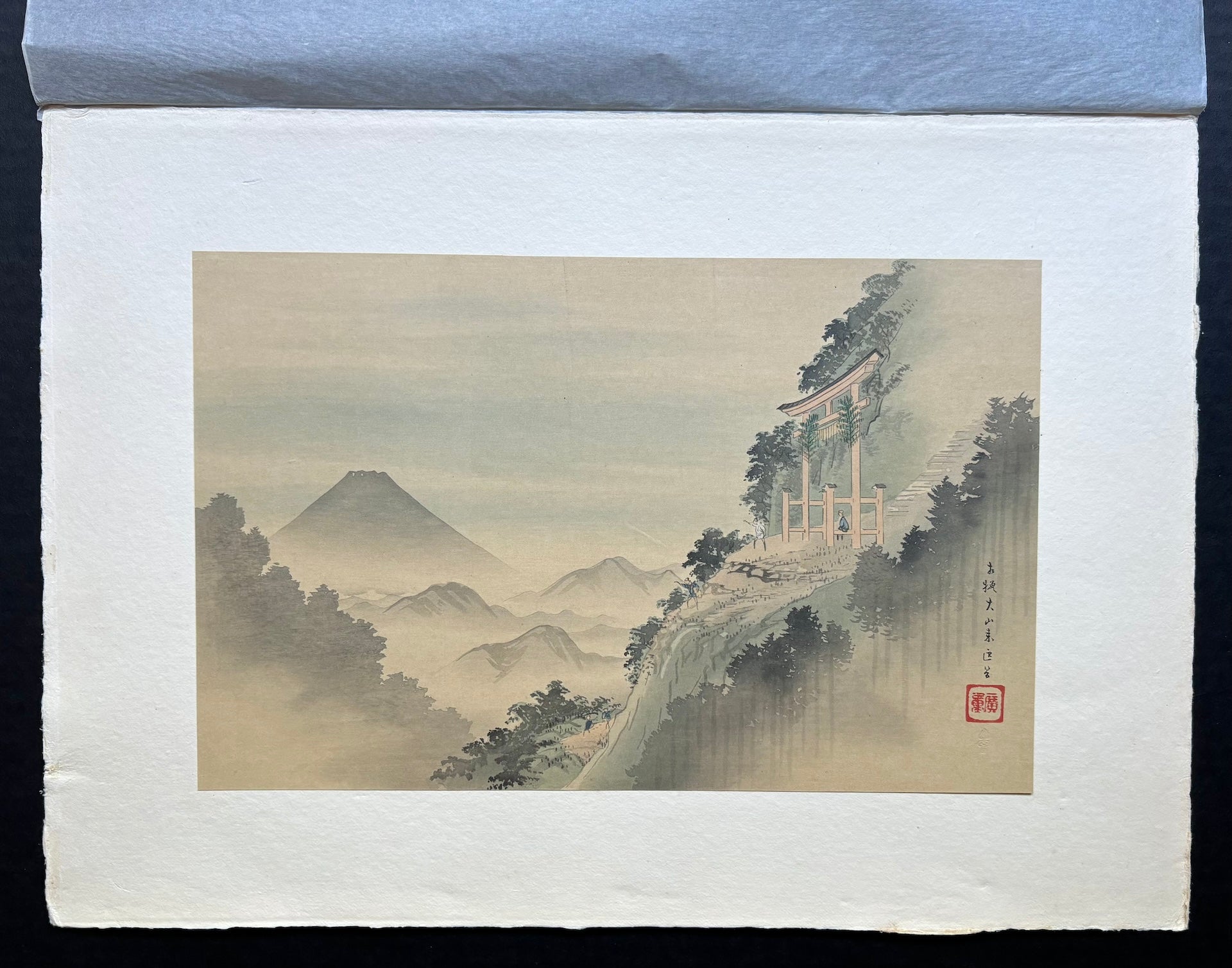 - Fuji Jū-Nikei no uchi, Sagami Ōyama Raigō-dani  (Raigō Valley at Ōyama in Sagami Province, From Twelve Views of Mt. Fuji) -