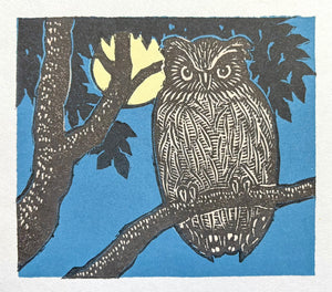 - Owl and Full Moon #2 -