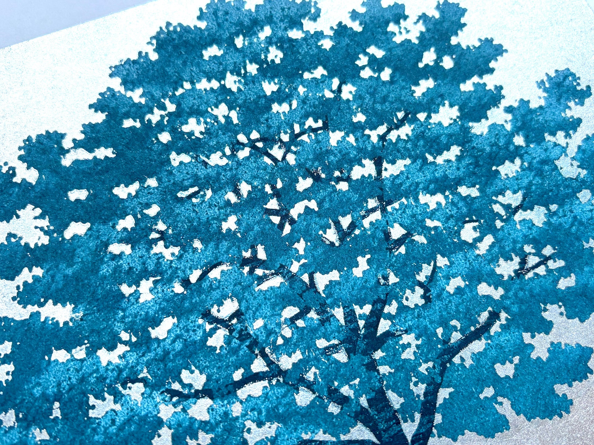 - Blue Tree -