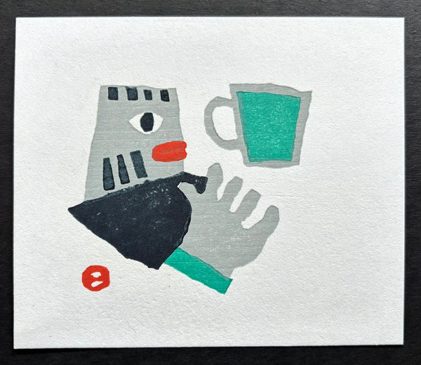 - Man and Cup -