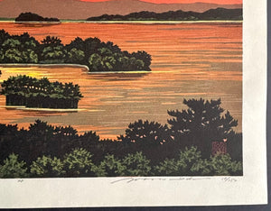 - Matsushima (Sunset at Matsushima Bay) -