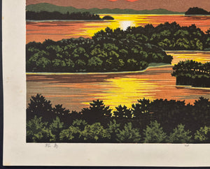 - Matsushima (Sunset at Matsushima Bay) -