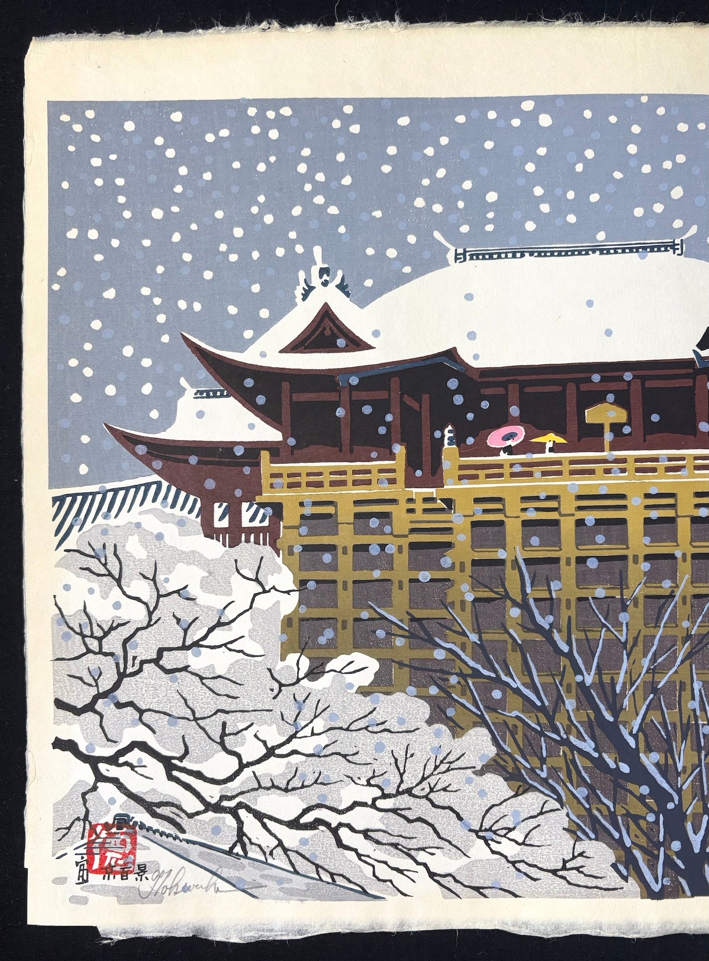 - Kiyomizu-dera (Kiyomizu Temple in Snow, 1970) - Limited Edition