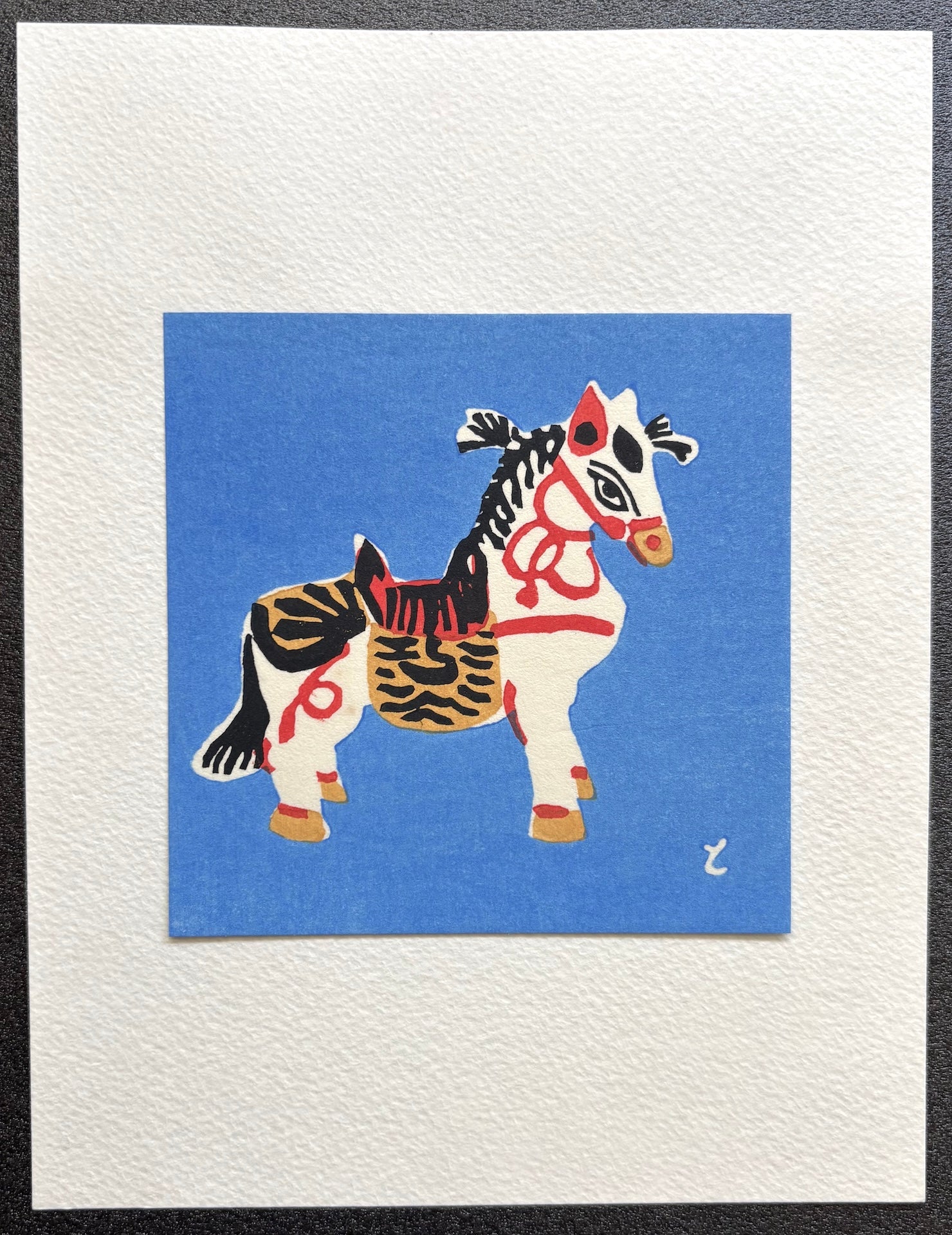 - Kyoto Folklore Toy – Fushimi Doll (Horse) from Fushimi  -