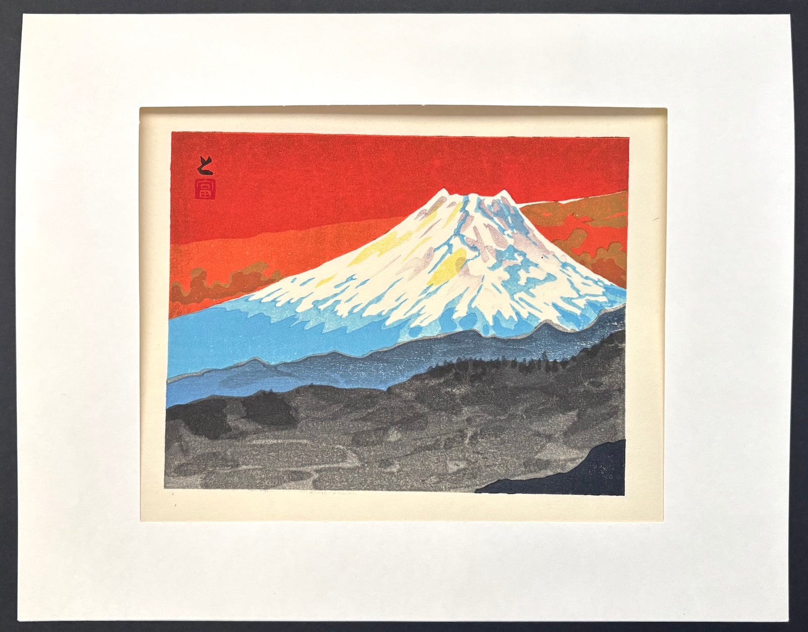 - Mitsu Yuyoi Fuji (Evening Mount Fuji at Mitsu) -