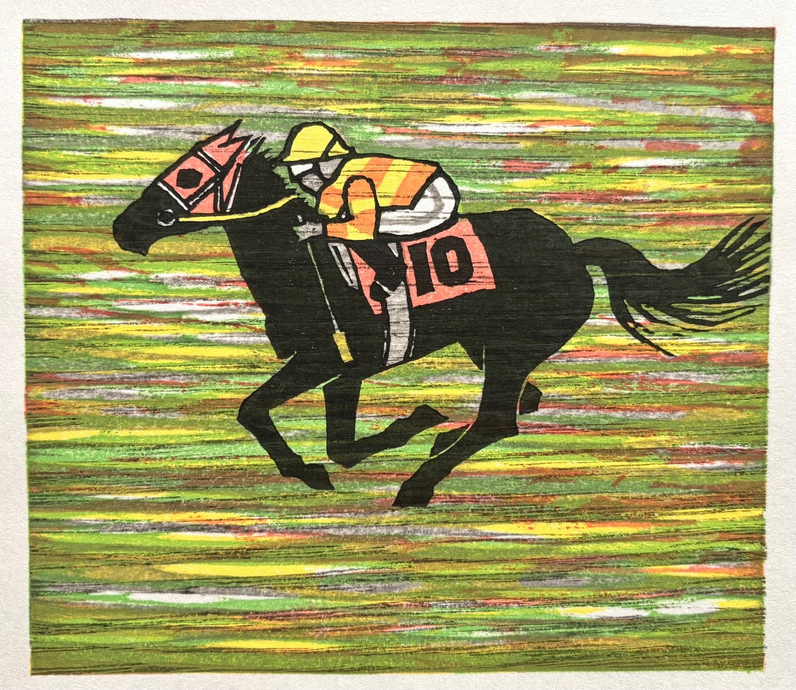  - A Galloping Thoroughbred - Fumio Fujita - SAKURA FINE ART